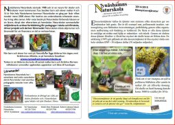 Nynäshamns Naturskolas folder om hållbar utveckling